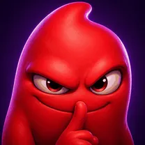 Find the Imposter app icon, a sneaky red character asking for silence
